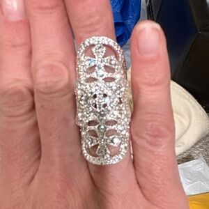 Elegant Silver Filigree Ring